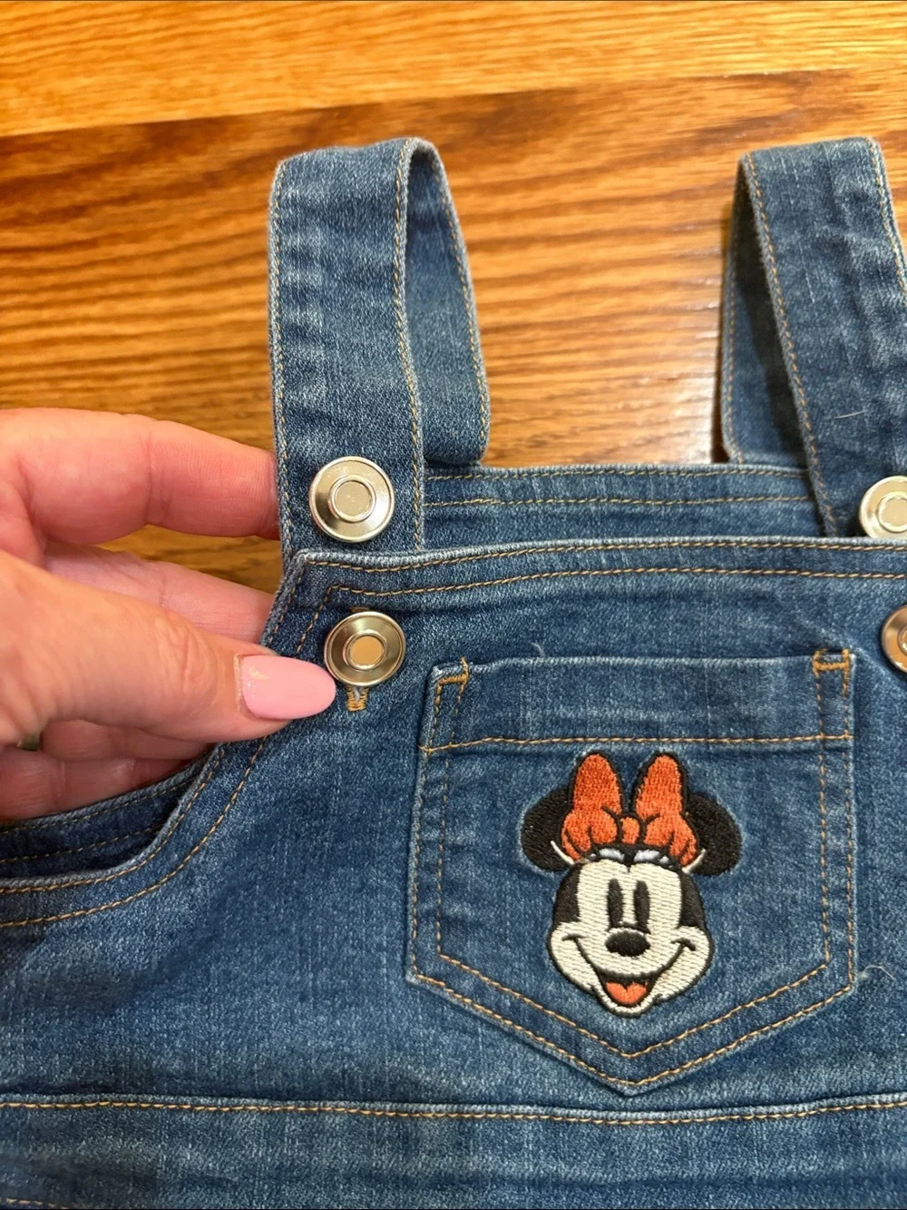 Disney denim overall